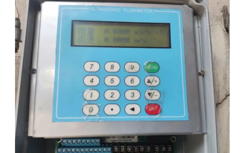 外贴式超声波流量计无流量数值显示
